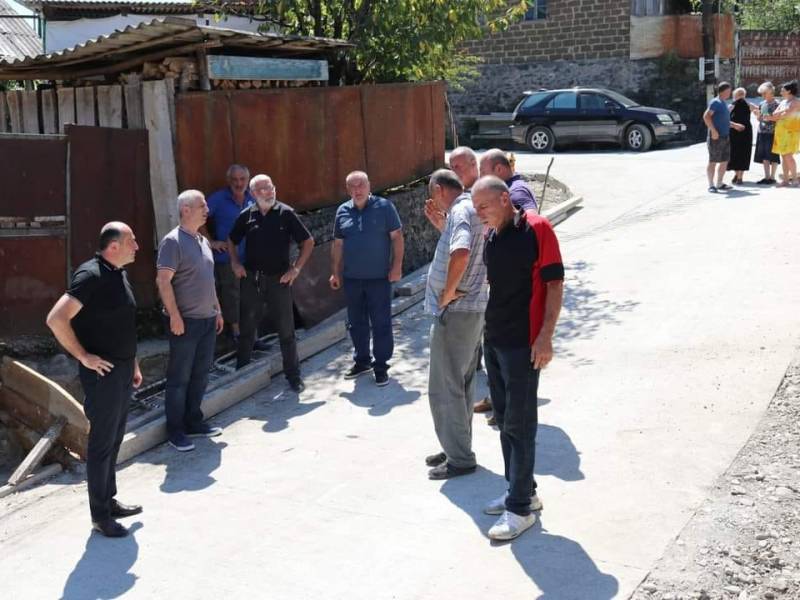 სოფელ ორბელში დასრულების პროცესშია  შიდა სასოფლო გზის მოწყობის სამუშაოები